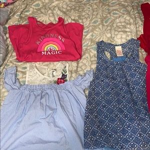 Girls shirts 6-8 size